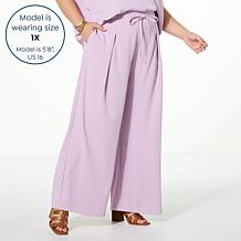 WynneLayers Drapey Twill Front Pleat Pant