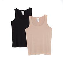 WynneLayers Essentials 2-pack Scoop-Neck Layering Tanks