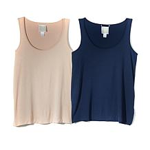 WynneLayers Essentials 2-pack Scoop-Neck Layering Tanks