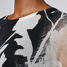 WynneLayers Floral Print Pullover Sweater