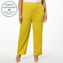 WynneLayers Hammered Satin Cargo Pant