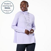 WynneLayers Kiss of Cashmere Butterfly Turtleneck Sweater