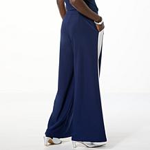 WynneLayers Luxe Crepe Pant with Sideseam Panel