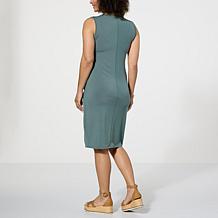 WynneLayers Matte Jersey Sleeveless Wrap Dress