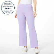 WynneLayers SoftKNIT Flat Ribbed Knit Flared Pant