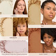 Youngblood Cosmetics Pressed Mineral Rice Powder with Luxe Brush