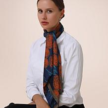 Youzey The Roses Faux Silk Scarf