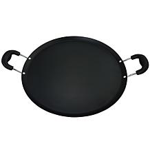 Zadora 14" 1.2mm Carbon Steel Nonstick Comal with Handle - Red