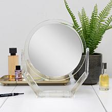 Zadro Acrylic Dual-Sided Swivel Vanity Mirror with 5X/1X Magnification
