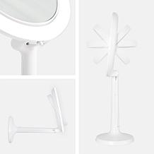 Zadro Hudson LED Adjustable Makeup Mirror with 8X/1X Magnification