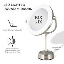 Zadro Lexington Sunlight LED Lighted Vanity Mirror with 10X/1X Mag.