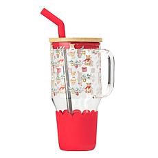 10 Strawberry Street Adria Hydration Tumbler, Christmas Bear