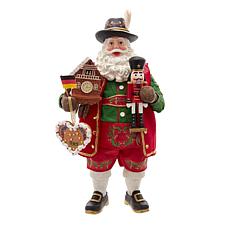 11" Fabriché Musical German Santa by Kurt Adler