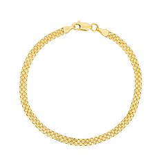 14K 3-Row 7 1/4" Bismark Bracelet