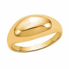 14K Gold Polished Dome Ring