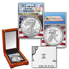 1776-2026 Proof Advance Release Dual-Date Silver Eagle with Privy mark