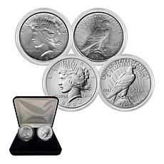 1924 and 2024 BU Peace Silver Dollar 100-Year Celebration Set
