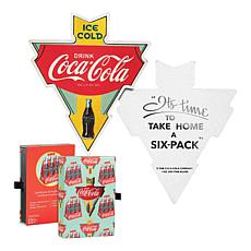1930's Coca Cola LE 2500 Colorized 1 oz. Silver Vintage Sign
