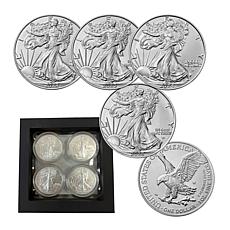 2022-2025 W-Mint First 4 Years of Burnished Silver Eagle Dollar Coins