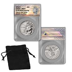 2026 Enduring Liberty Half Dollar ANACS MS67 in Velvet Pouch