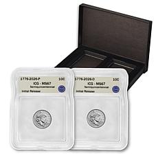 2026 MS67 ICG P&D America's 250th Anniversary Emerging Liberty Dimes