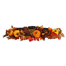 36” Maple Leaves, Pumpkin and Berries Candelabrum