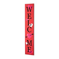 36"H Valentine‘s Wooden Welcome Porch Sign