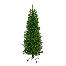 6-ft Slim Green Mountain Pine Christmas Tree by Nearly Natural