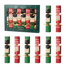 8-Pack Colorful Nutcracker Christmas Party Crackers 12" x 2"