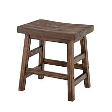 Alaterre Furniture Pomona 20" Saddle Seat Stool 