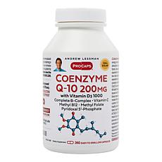 Andrew Lessman CoQ10-200 with Vitamin D3-1000 - 360 Capsules