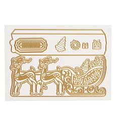 Anna Griffin® Sleigh Slimline Easel Card Dies