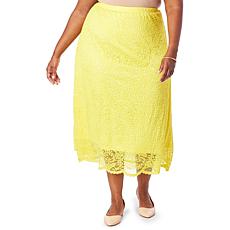 Antthony Crochet Lace Maxi Skirt