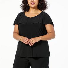 Antthony Studio Knit Capelet Top