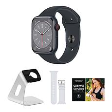 Apple Watch Series 8 GPS + Cellular 41mm M/L Bundle