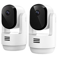 Arlo Essential 2K Indoor Pan Tilt Cameras - Set of 2