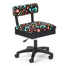 Arrow Adjustable Hydraulic Swivel Craft Chair with Under Seat Storage
