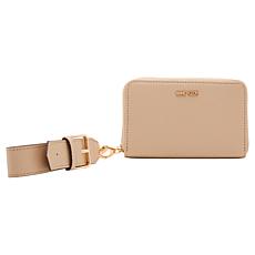 "As Is" Anne Klein Solid Zip Around Wallet