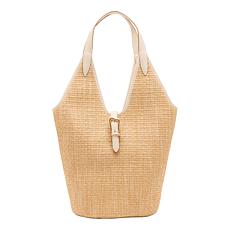 "As Is" Anne Klein Straw Tote Handbag