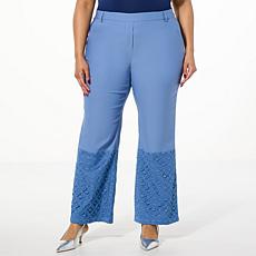 "As Is" Antthony Crochet Lace Insert Millenium Pant