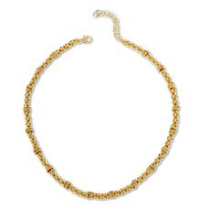 "As Is" Bellezza 18" Bronze Status Cestina Link Necklace