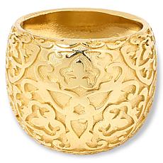 "As Is" Bellezza Bronze Broccato Graduated Ring