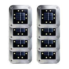 "As Is" Bell+Howell 8-pack Deluxe Square Solar Disk Lights