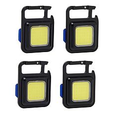 "As Is" Bell+Howell Rechargeable Mini Keychain Light - 4-pack