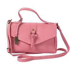 "As Is" Born Brentgate Vintage Top Handle Leather Crossbody Handbag