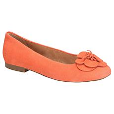 "As Is" Born® Petula Suede Flower Flat