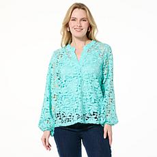 "As Is" C Wonder by Christian Siriano Lace Top with Cami