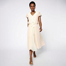 "As Is" C Wonder by Christian Siriano Pleated Ruffle Dress