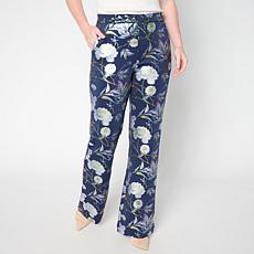 "As Is" C Wonder by Christian Siriano Pull-On Foil-Printed Scuba Kn...
