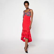 "As Is" C Wonder by Christian Siriano Runway Mixed Media Dress